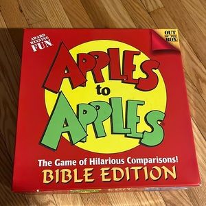 Apples to apples Bible edition